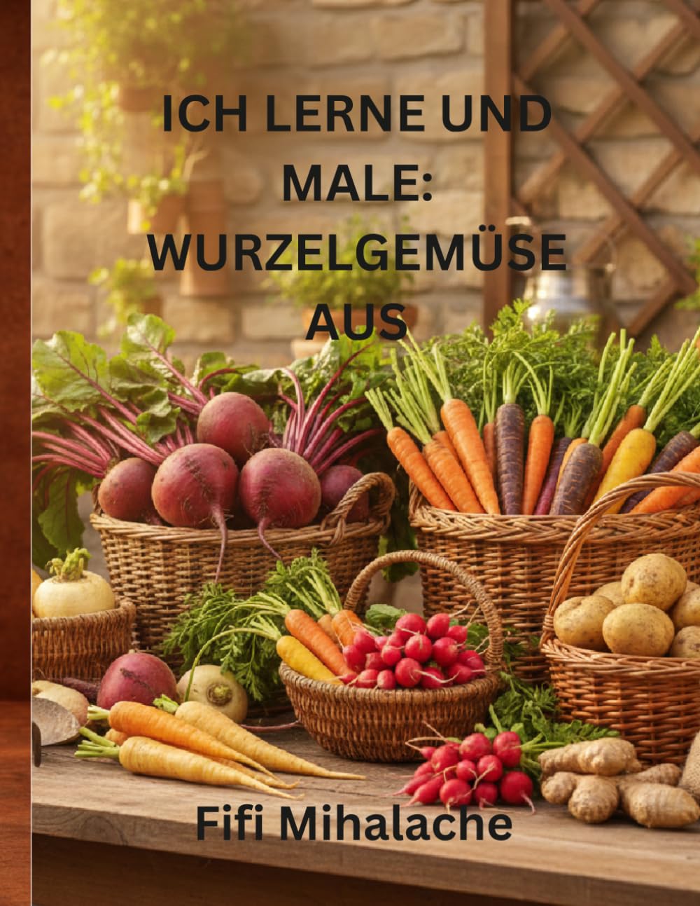 ICH LERNE UND MALE: WURZELGEMÜSE AUS: für Kinder im Alter von 4 bis 10 Jahren