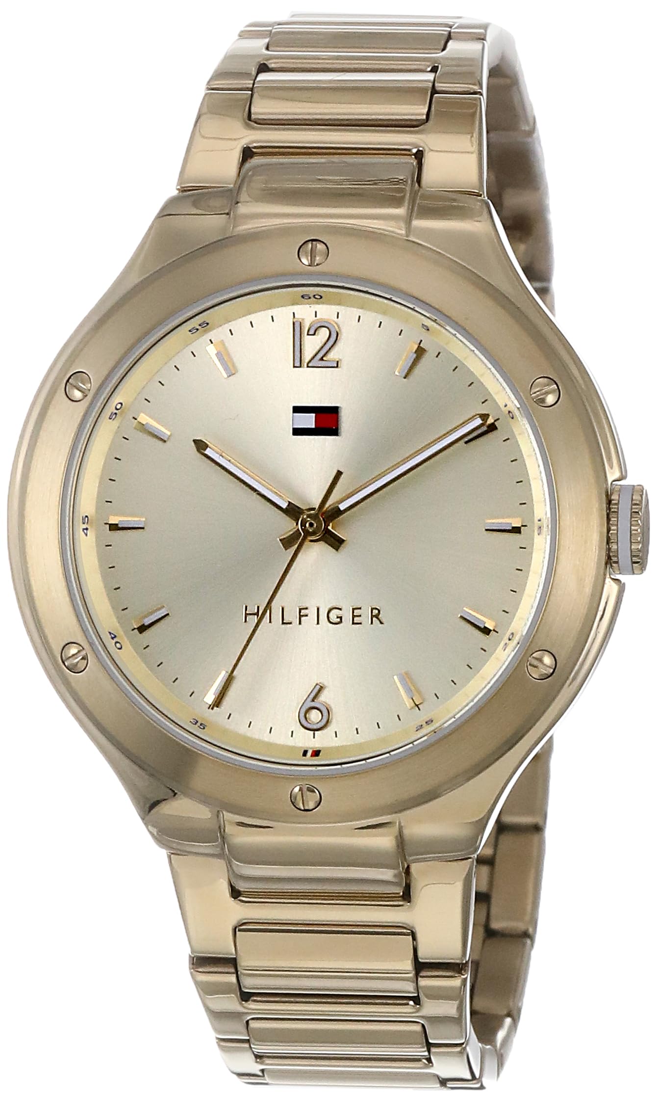 Tommy Hilfiger Quartz Multifunction Champagne Dial Stainless Steel Strap Sport Watch for Women_TH1782477W (B0CYPMDBMN) Amazon Price History, Amazon Price Tracker