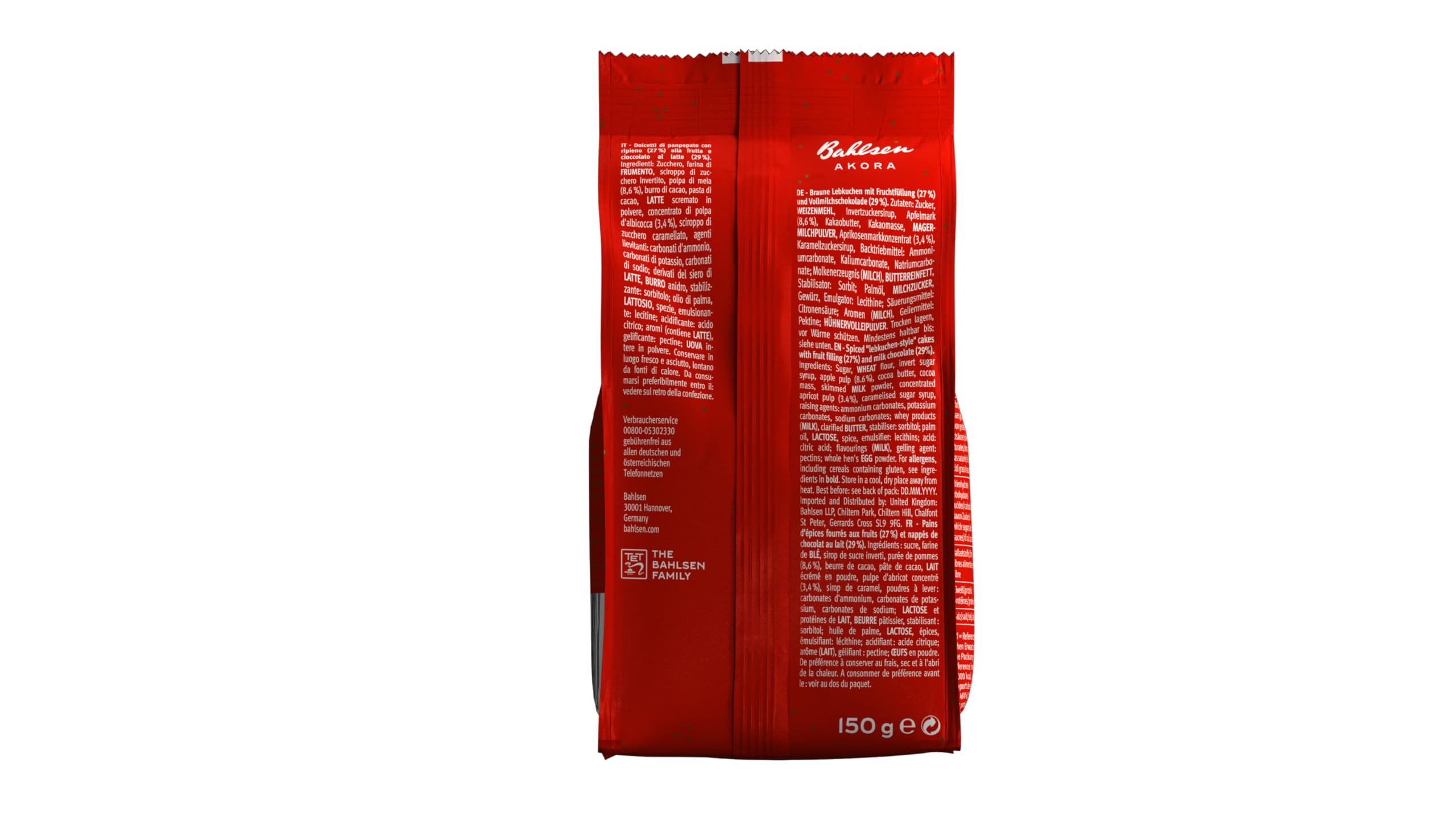 Bahlsen Akora Latte, 150g