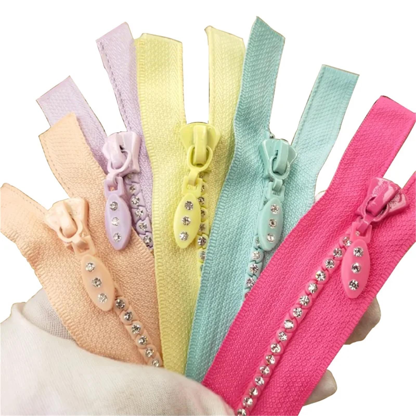 Amazon.com: 4# 60cm Rhinestone Zipper A-Class Lightning