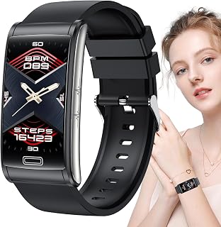 Amesor Blood Glucose Smart Watch,Upgraded Blood Glucose Monitoring Smartwatch | Multifunctional 1.47Inch TFT Full-Touch-Screen Non-invasive Blood Glucose Monitoring