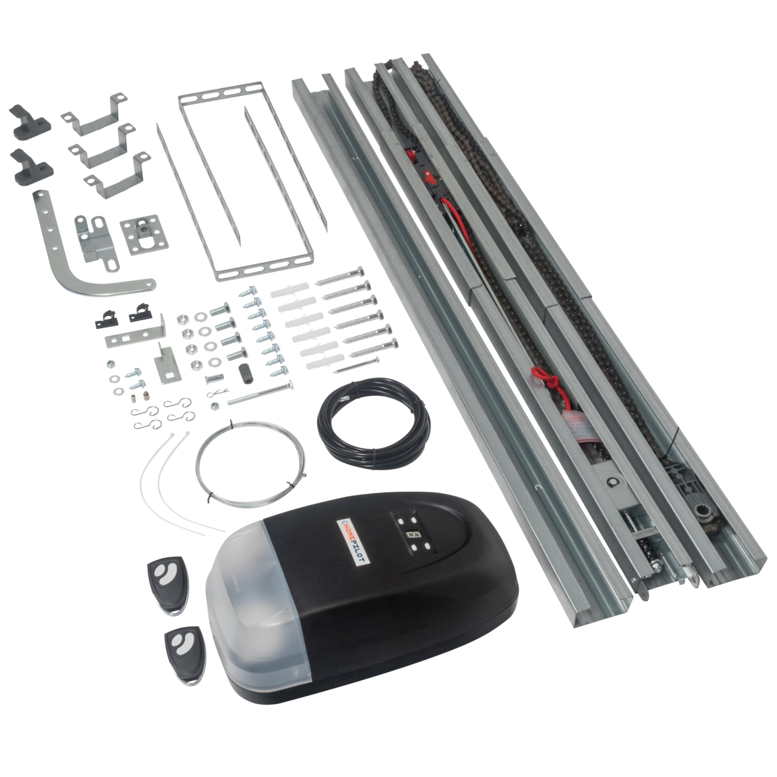 HOMEPILOT - Azionamento per garage Classic | Controllo pratico della porta garage dall'app! Adatto per porte basculanti/sezionali fino a 1,5 m². (altezza max 2,1 m)