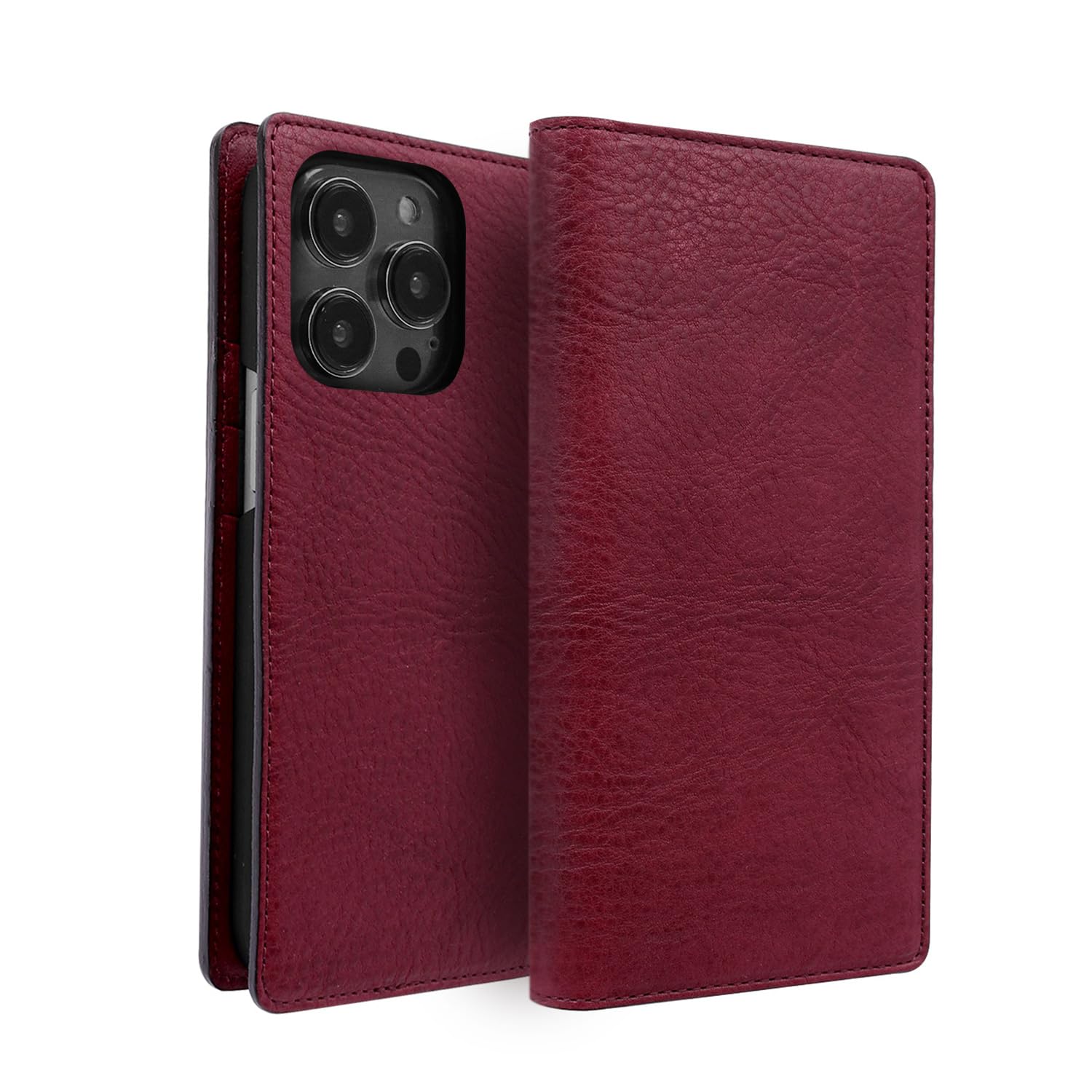 新品未使用ABBI SIGNATURE iPhone 15 Pro 手帳型ケース iPhone15 Pro / iPhone 15 ケース 手帳型 本革 ABBI SIGNATURE