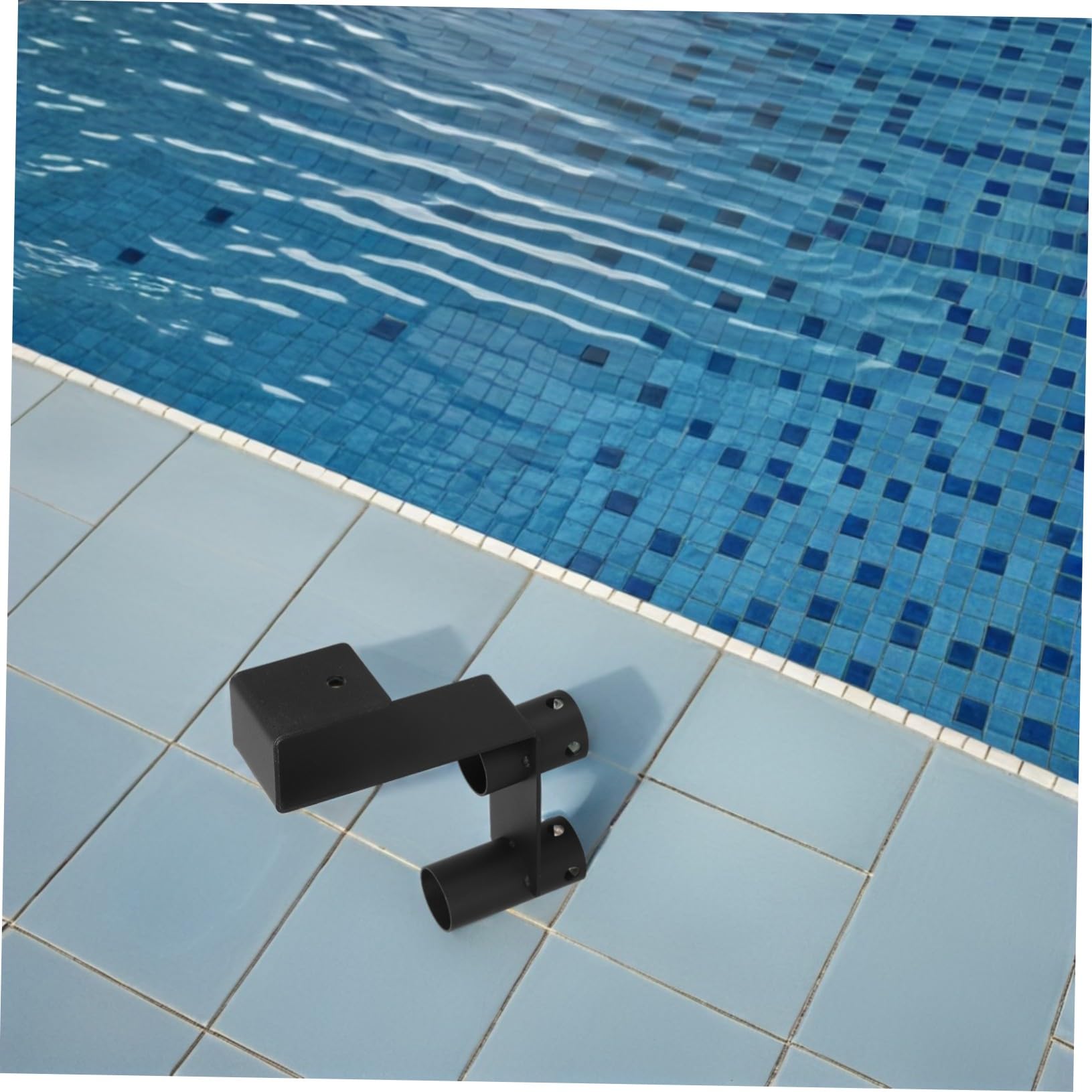 PartyKindom 2pièces Lot de Crochets pour Clôture De Piscine Supports pour Matériel De Nettoyage Crochets Robustes pour Poteaux De Piscine Et Outils De