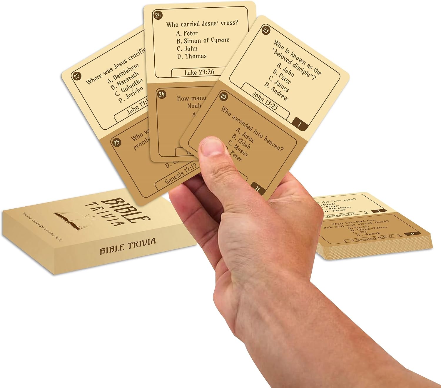 Christian Party Collection - Bible Trivia, Faith Frenzy, Christian Charades, Christian Table Conversation.