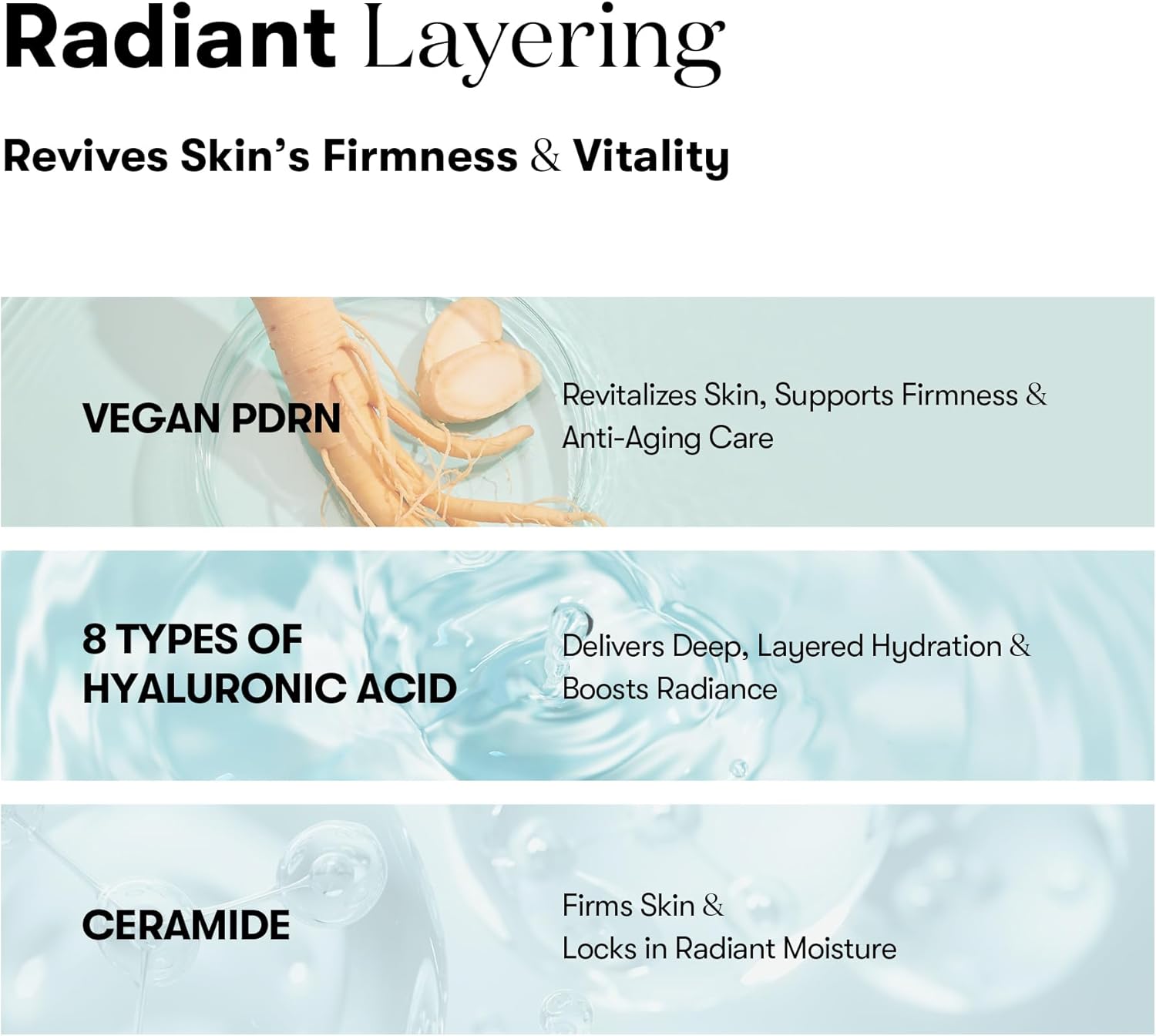 VT COSMETICS PDRN Tension Toner Pad, Hydrating Facial Toner Pads for Plumping with 8 Types Hyaluronic Acid & Panthenol, Stretching Pads for Elasticity & Moisture Care, Korean Skin Care (60 Units) - Image 3