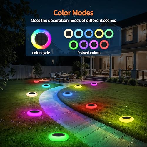 Miniatura 2 de intelamp Paquete de 6 luces solares para caminos