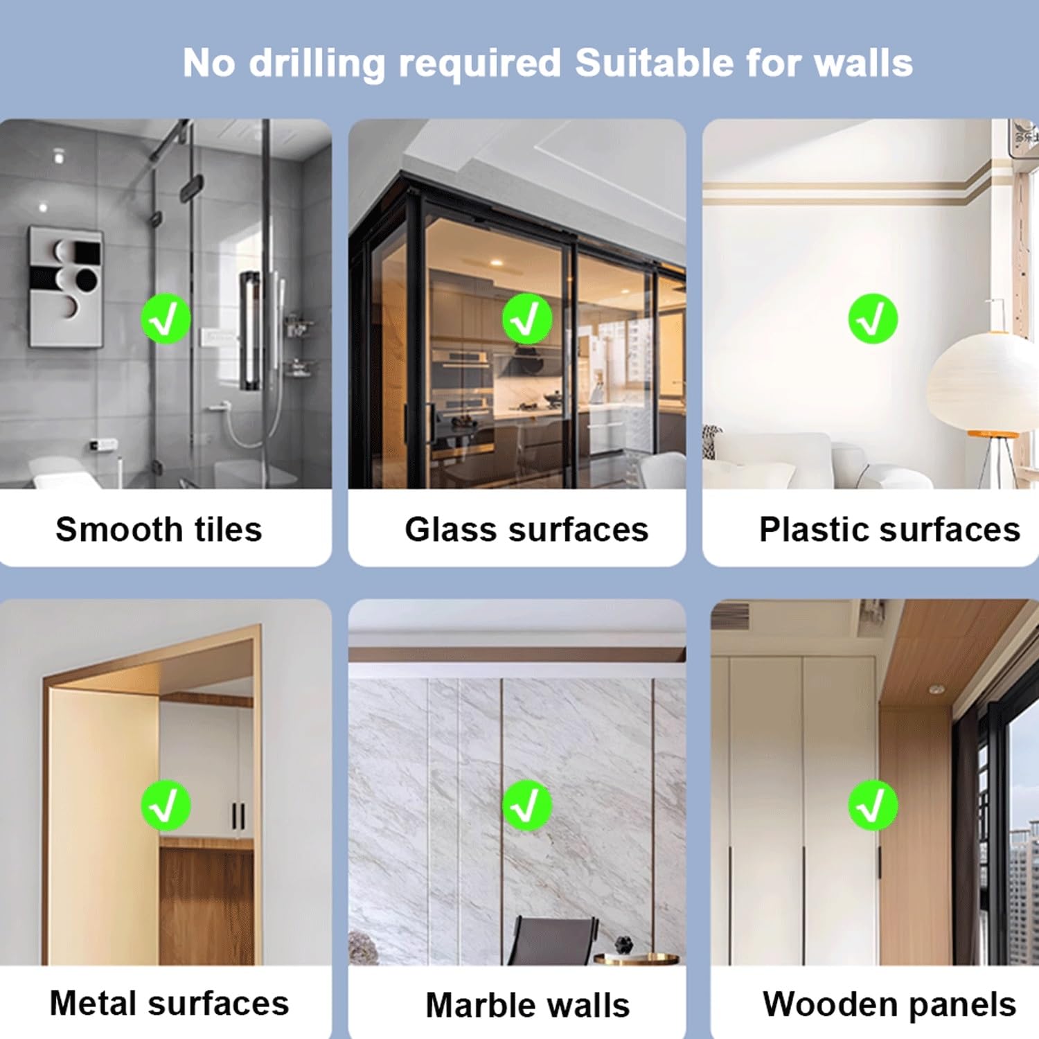 Rail mural autocollant sans perçage - Rail de plafond/mur incurvé de 3,9 m / 12.8ft avec rouleaux silencieux, parfait pour salon, chambre à coucher, séparateur de douche, montage facile, blanc