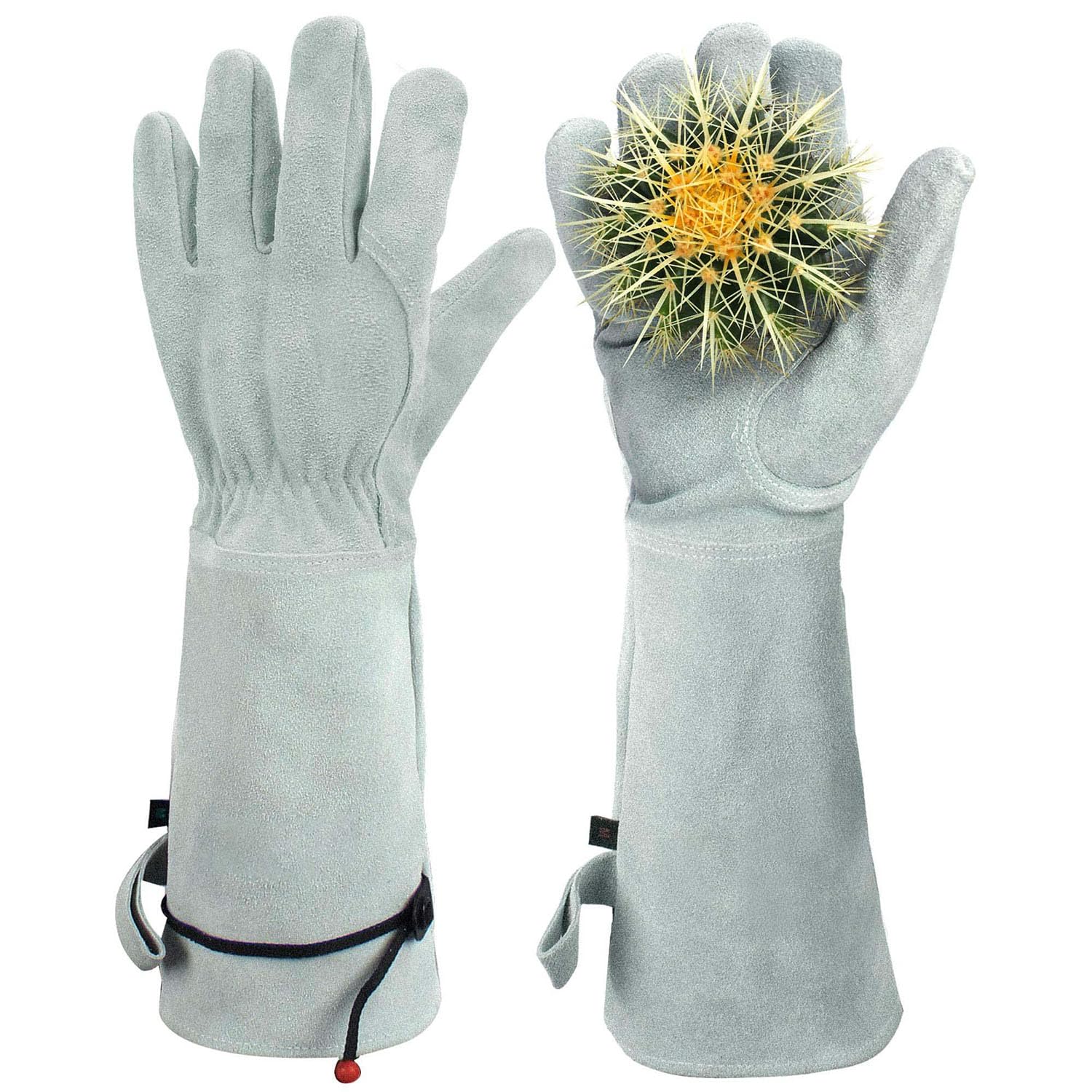 Bolivia's Gardening Gloves, Breathable Leather Gauntlet, Heavy Duty Gardening Gloves, Rose Pruning Gloves for Men & Women, Long Thorn Proof Gardening Gloves, Best Garden Gifts & Tools for Gardener