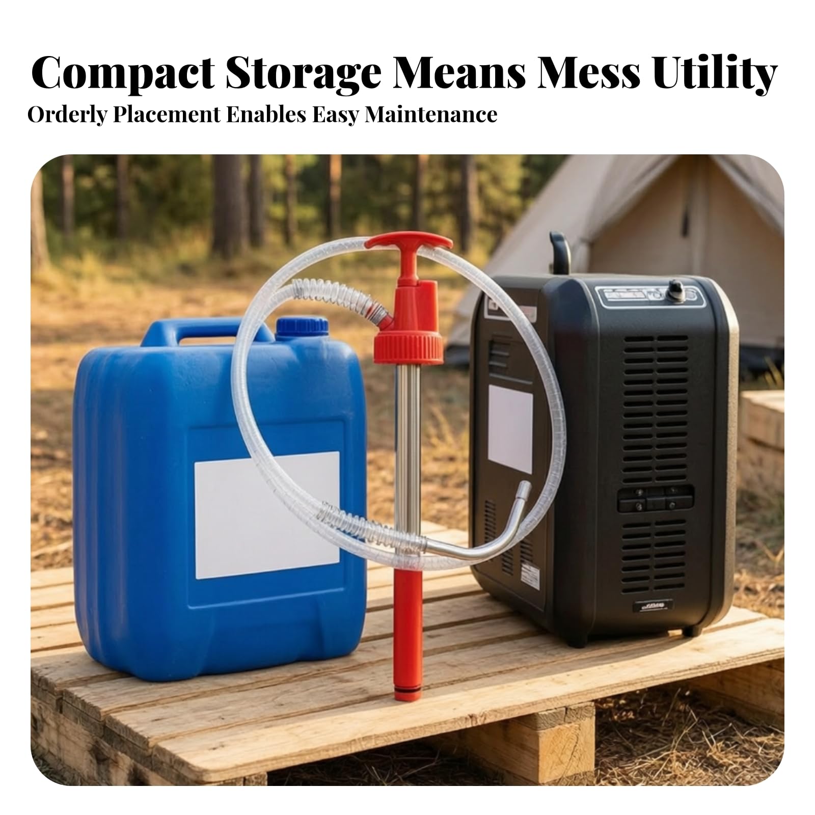 Pompa Manuale Olio Pompa a Mano Sifone Estrattore Dispenser con Manico a Tubo Curvo Rinforzato in Plastica E Metallo per Trasferimento Pulito da