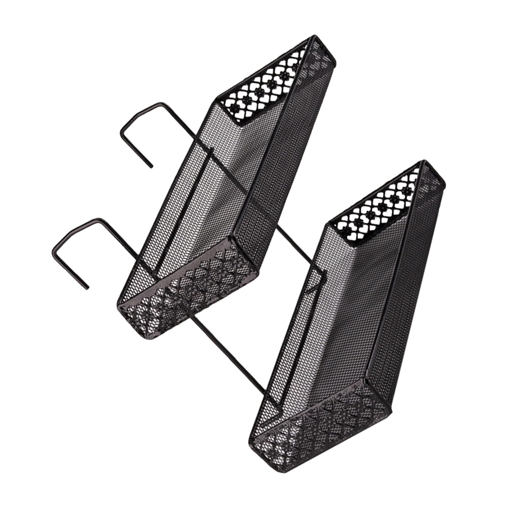 Soporte Metálico para Balcón y Oficina Plegable Negro de Alta Resistencia