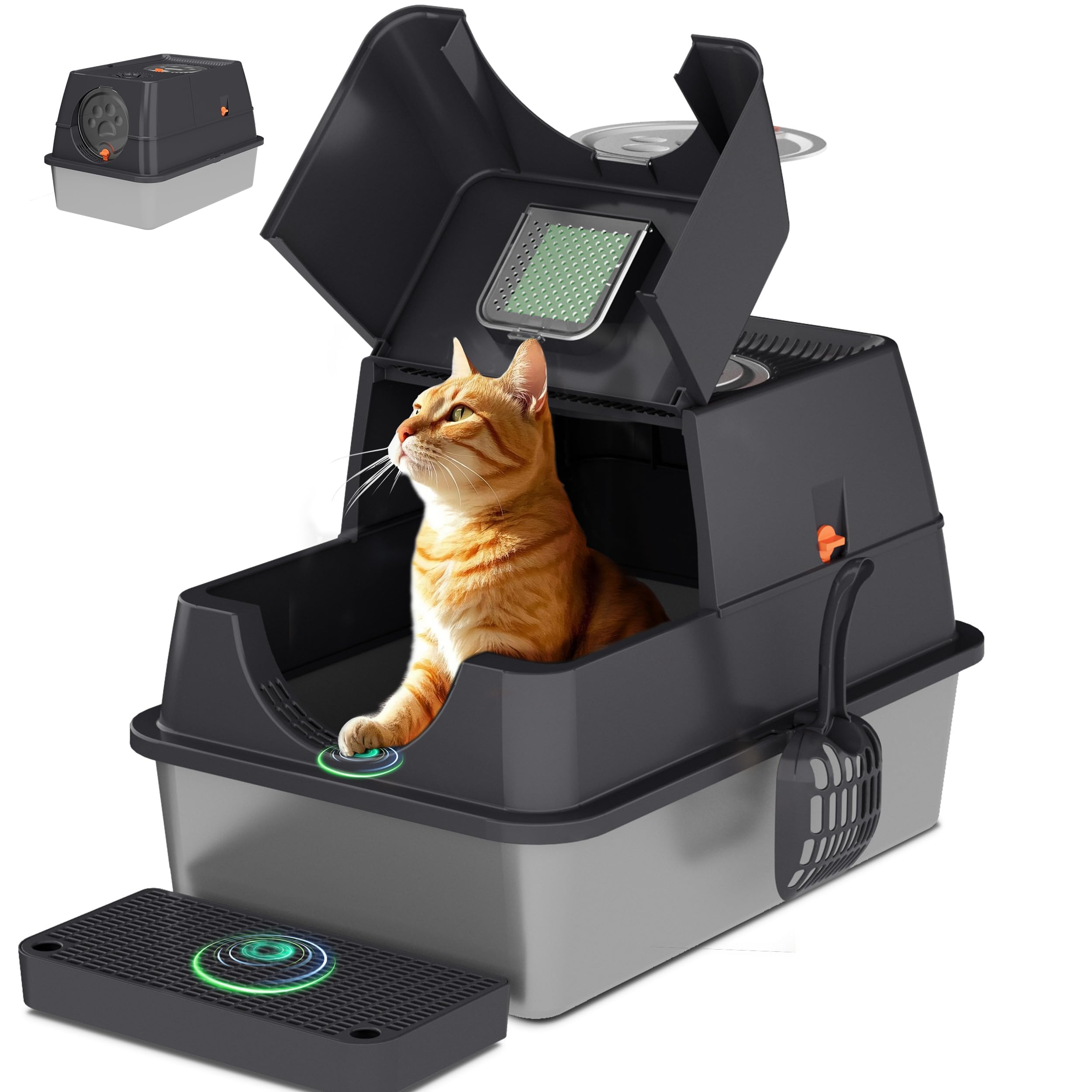 Citylife XXL Katzentoilette (Edelstahl)