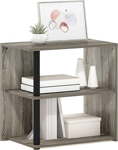 Miniatura 43 de Furinno Simplistic - Juego de 2 mesas auxiliares, espresso/negro Pino ámbar,Ámbar Pino/Negro,Americano/Negro,Nogal negro/marrón,Columbia