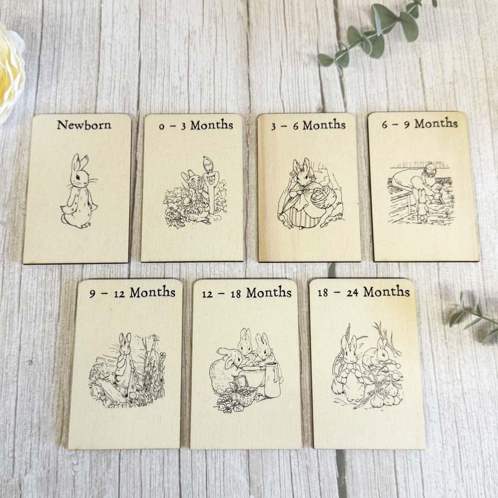 Luck and Luck Peter Rabbit Baby Clothes Drawer Dividers, Nursery Gift, Nursery Keepsake, Baby Shower Keepsake Gift, New Born Gift, First Outfit