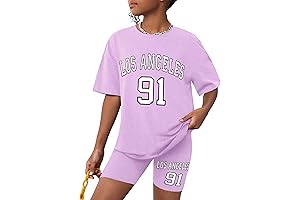 Girls 7-14 Outfits: Shirt and Shorts Set