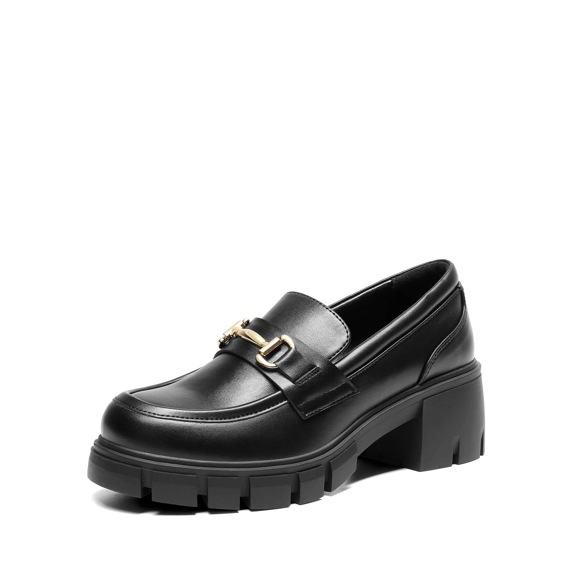 DREAM PAIRS Women's Platform Chunky Loafers | Dressy Business Casual Fashion Outfit Loafer Shoes