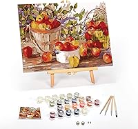 Vista 33 de Ledgebay Kit de pintura por números para adultos, lienzo enmarcado para principiantes a avanzados, kit de pintura por números, incluye juego