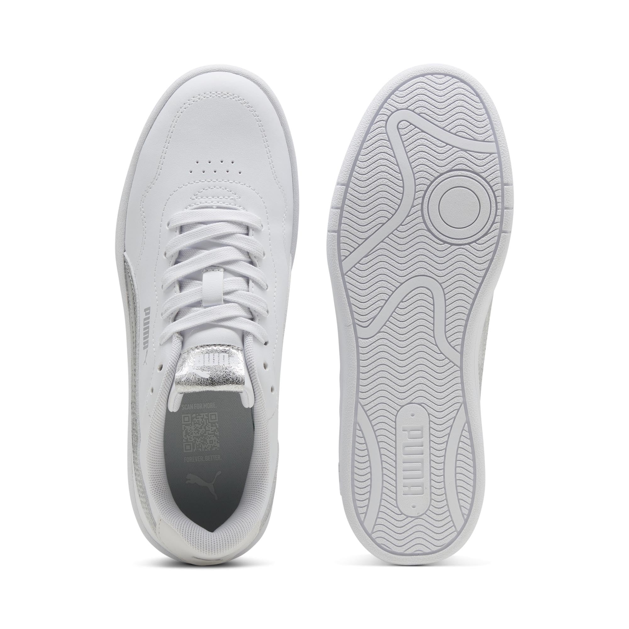 PUMA Court Lally Metallic Whisper, Zapatillas Mujer