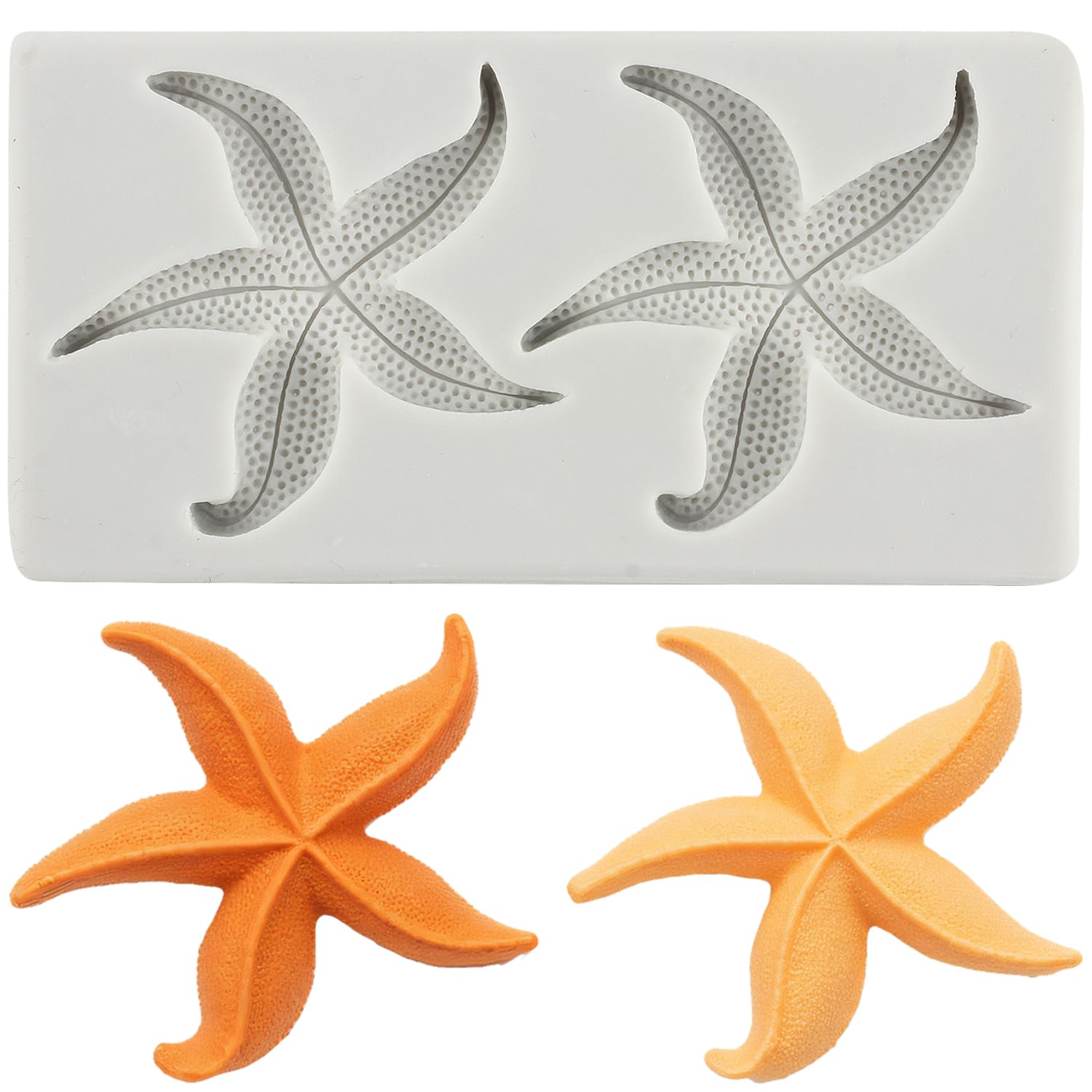 Sijiangmold Starfish Silicone Mould Starfish Fondant Moulds