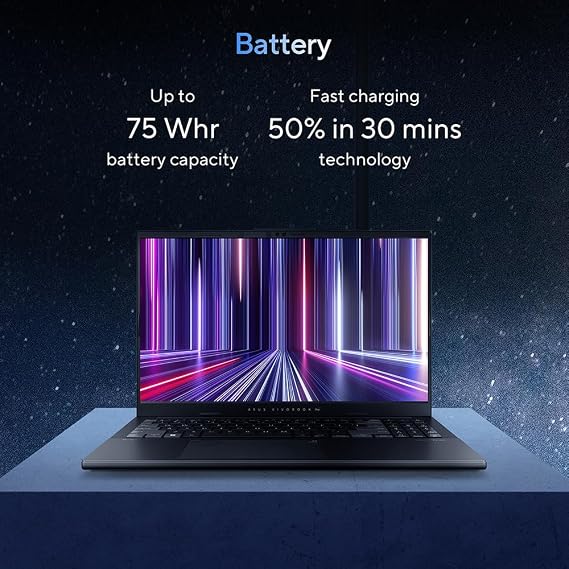 ASUS Vivobook Pro OLED N6506CU Laptop | Intel Core Ultra 9 285H | NVIDIA GeForce RTX 4050 | 16GB RAM | 1TB PCIe SSD | 15.6 3K 120Hz OLED Screen | Windows 11