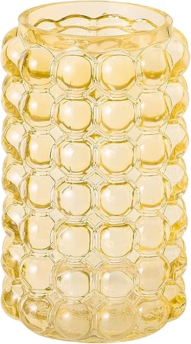 Miniatura 8 de Jarrón de burbujas de vidrio, jarrón transparente para flores, pequeños jarrones de vidrio, jarrones cortos de flores para sala de estar,