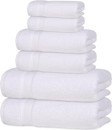 All Design - Juego de toallas de baño, 100% algodón, secado rápido, suaves, muy absorbentes para baño, invitados, piscina, gimnasio, campamento,