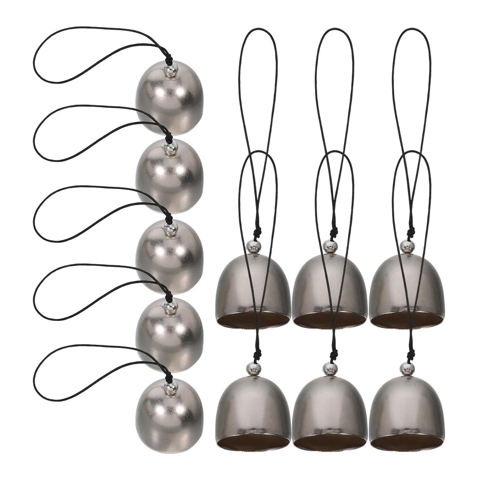 Christmas Bells 20Pcs Mini Alloy Christmas Bells Vintage Design Festive Chime Garden Hanging Wind Bell Decor Small Decorative Jingle for Festival And Party Holiday Decorations