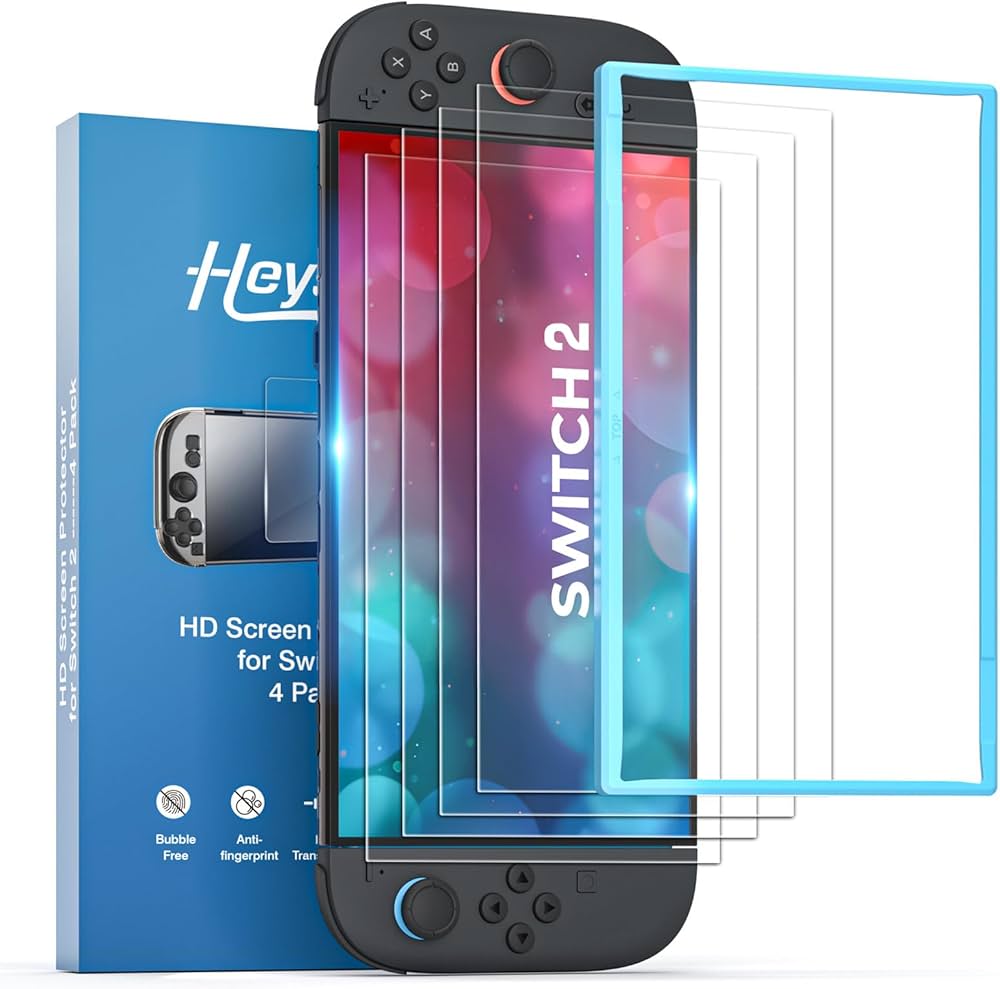 Amazon.co.jp: Switch 2 スイッチ 2 対応 HEYSTOP 強化ガラス フィルム