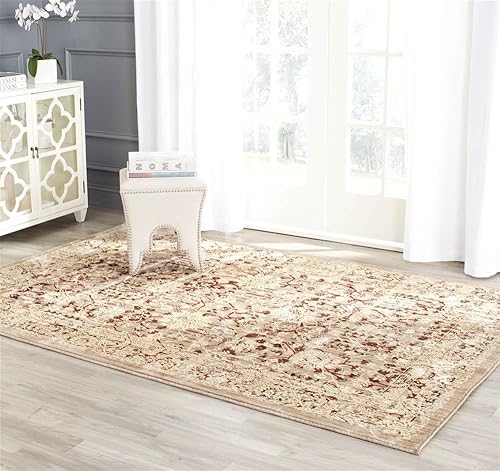 Miniatura 10 de Safavieh Infinity Collection INF593D - Alfombra para área, 4 pies x 6 pies, color beige y amarillo