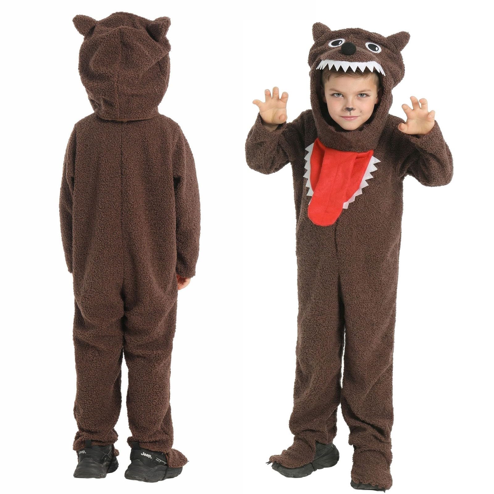 Generisch Novità 2026 Tema tema lupo animale per spettacoli teatrali per bambini, vestito simile a pigiama per spettacoli asilo