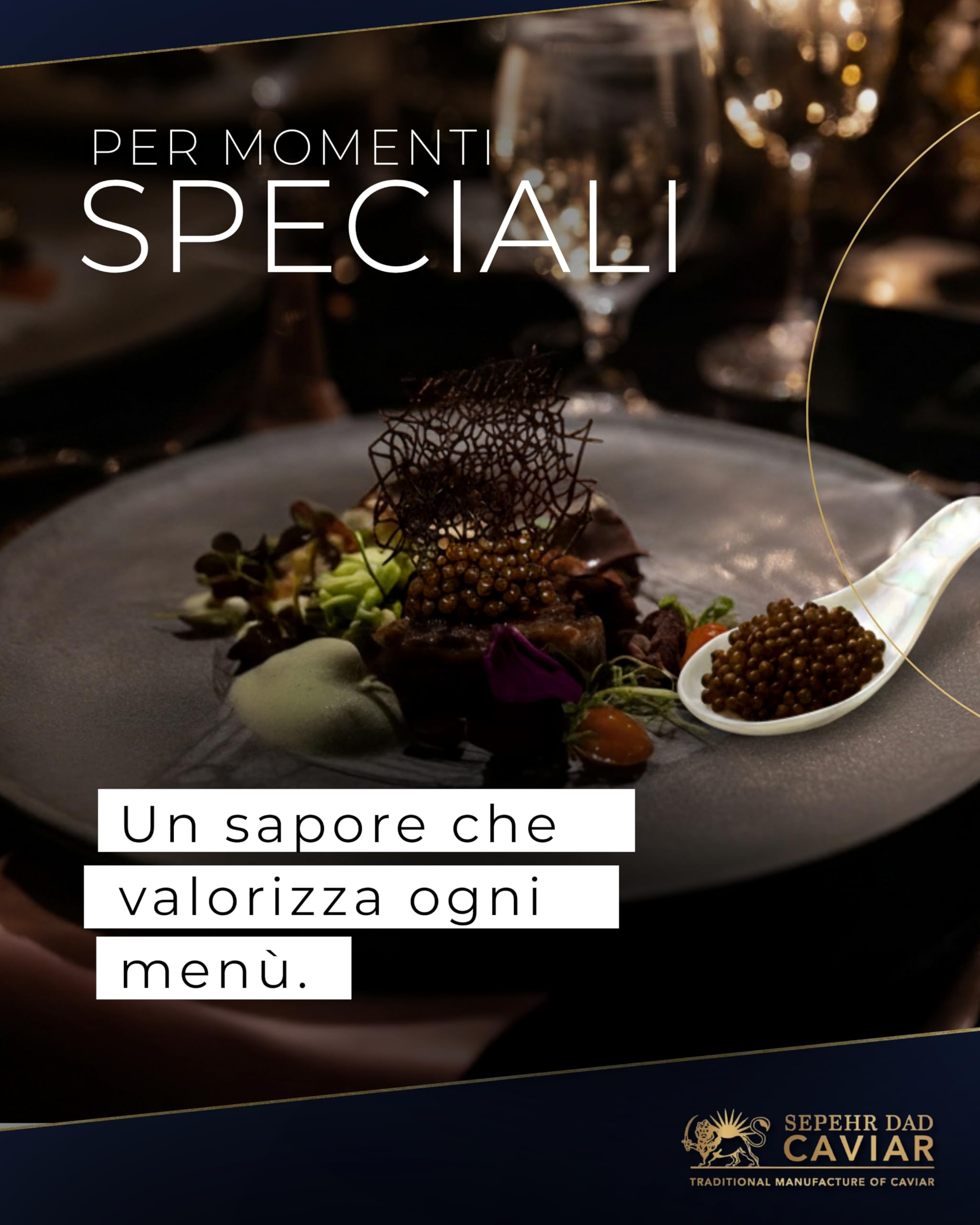 Sepehr Dad Caviar dalla Siberia | Caviale di storione siberiano | SENZA borace | 250