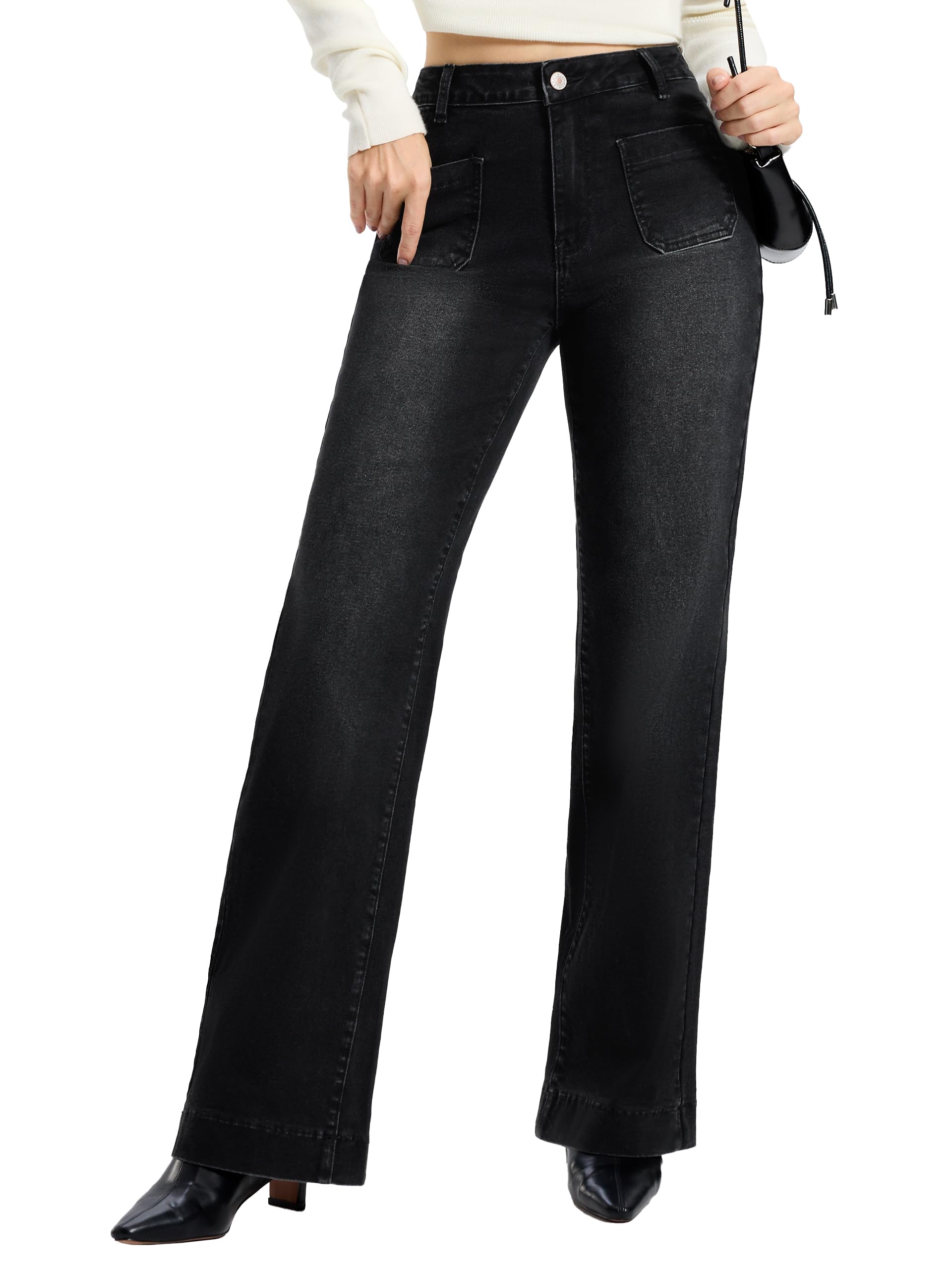 SEVEGO Tall Women's Wide Leg Jeans