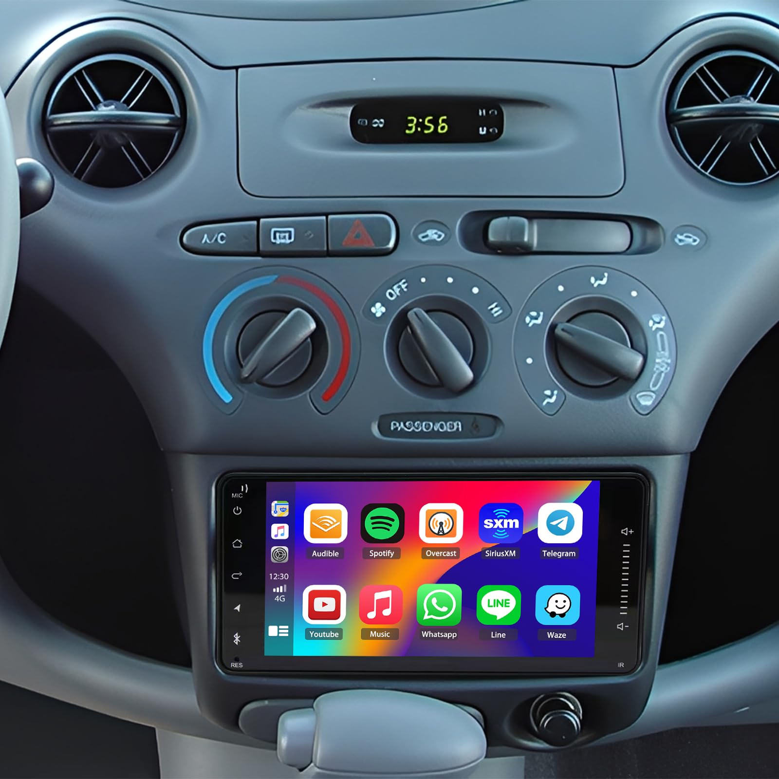 Car Radio for Toyota Echo 2000-2005 Wireless Carplay and Android