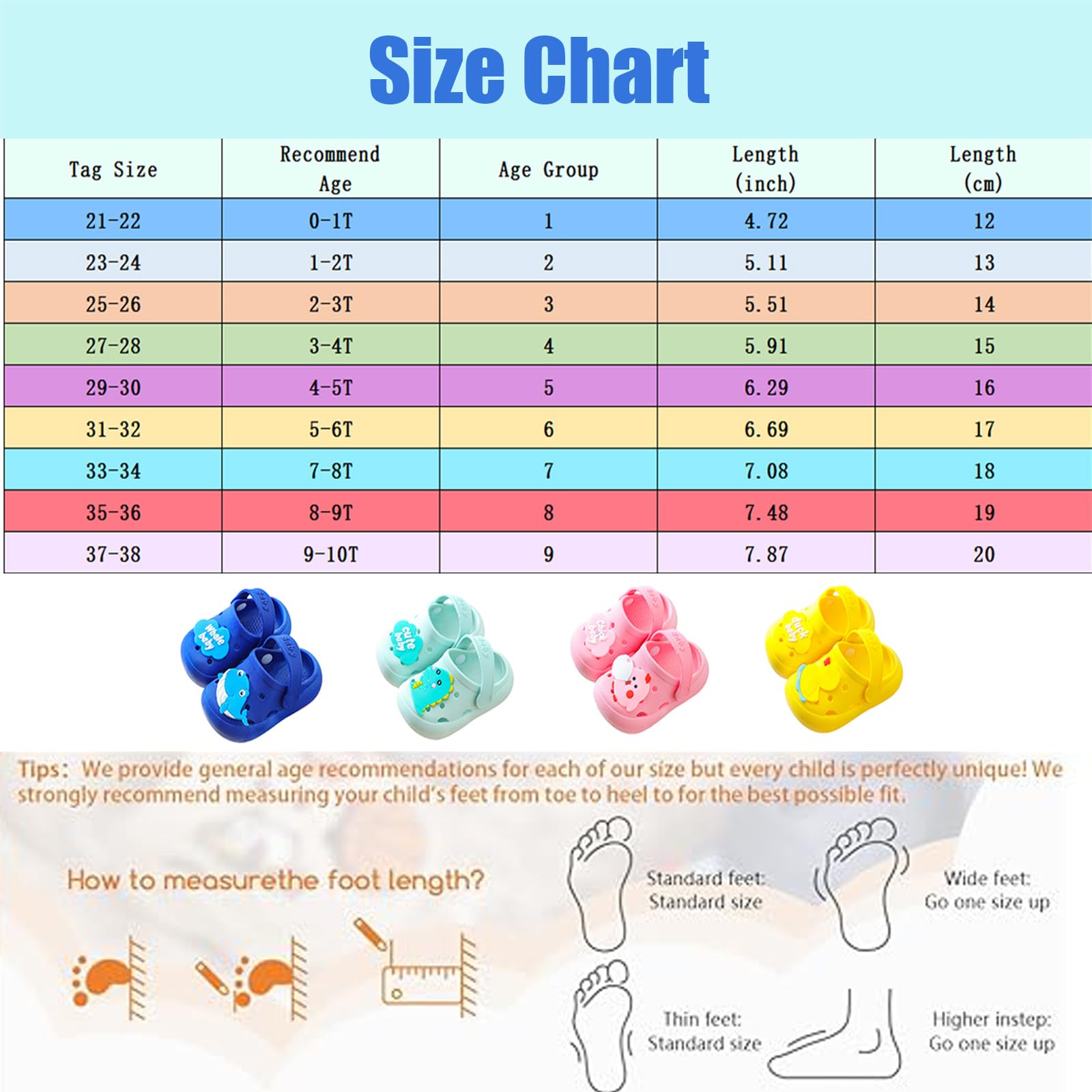 Adornos de Zapatos 12 Piezas Unisex Verano Chanclas Antideslizante Zapatos de Baño Playa Piscina