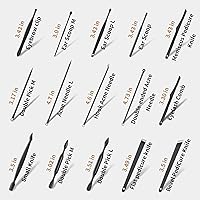 Vista 4 de MINKINH Juego de manicura profesional de cortaúñas, kit de manicura de acero inoxidable, herramientas para el cuidado de uñas con lujosa funda