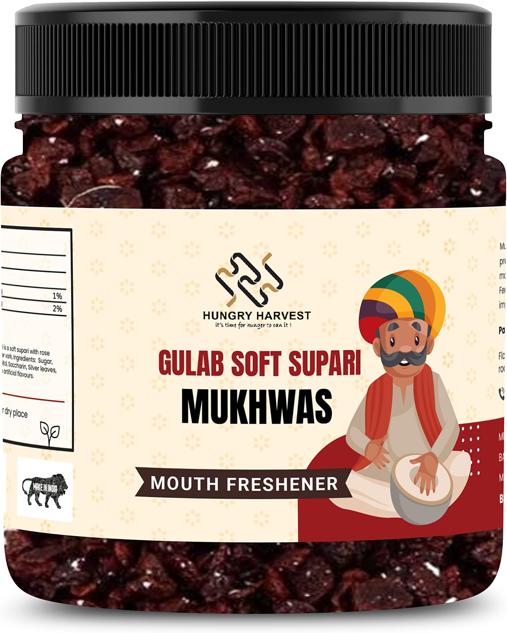 Soft Gulab Supari 300 grams Mouth Freshener Sweet Rose supari [Jar Pack]