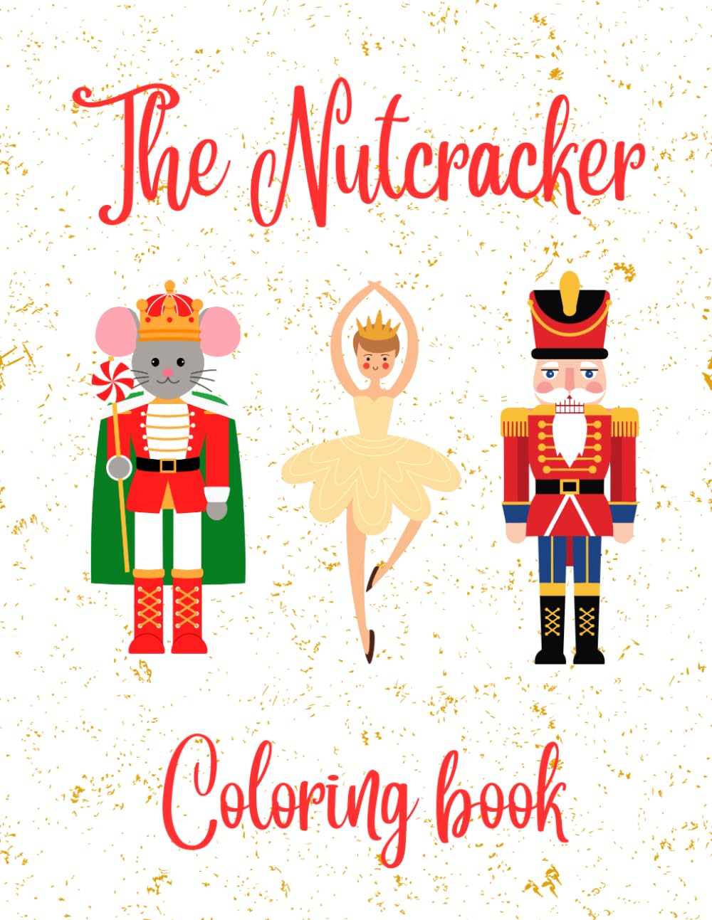 Nutcracker and Christmas coloring book for kids