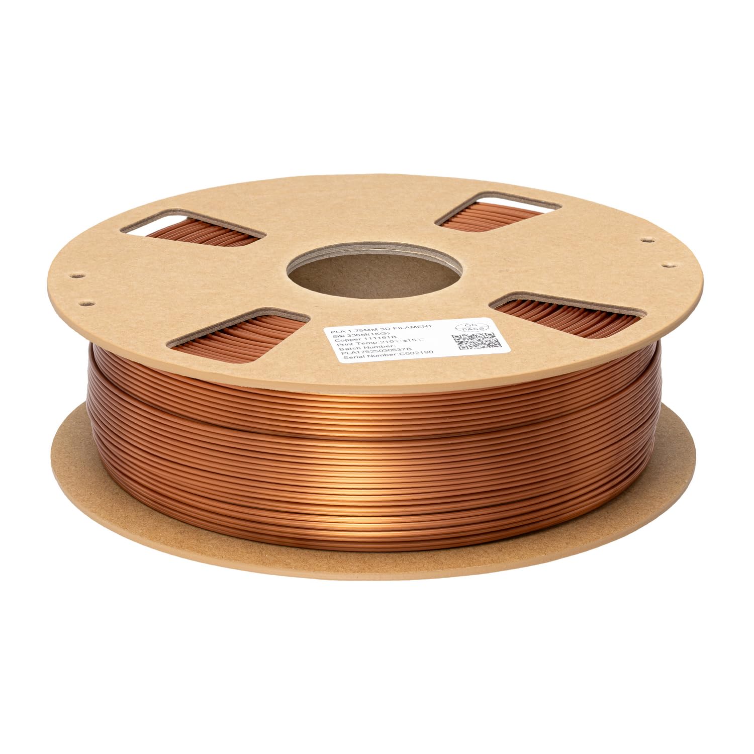 PLA-Filament für 3D-Drucker, Seide, Kupfer, PLA-Filament, 1,75 mm, 1 kg, 3D-Druck, metallisches Kupfer, PLA-Materialien