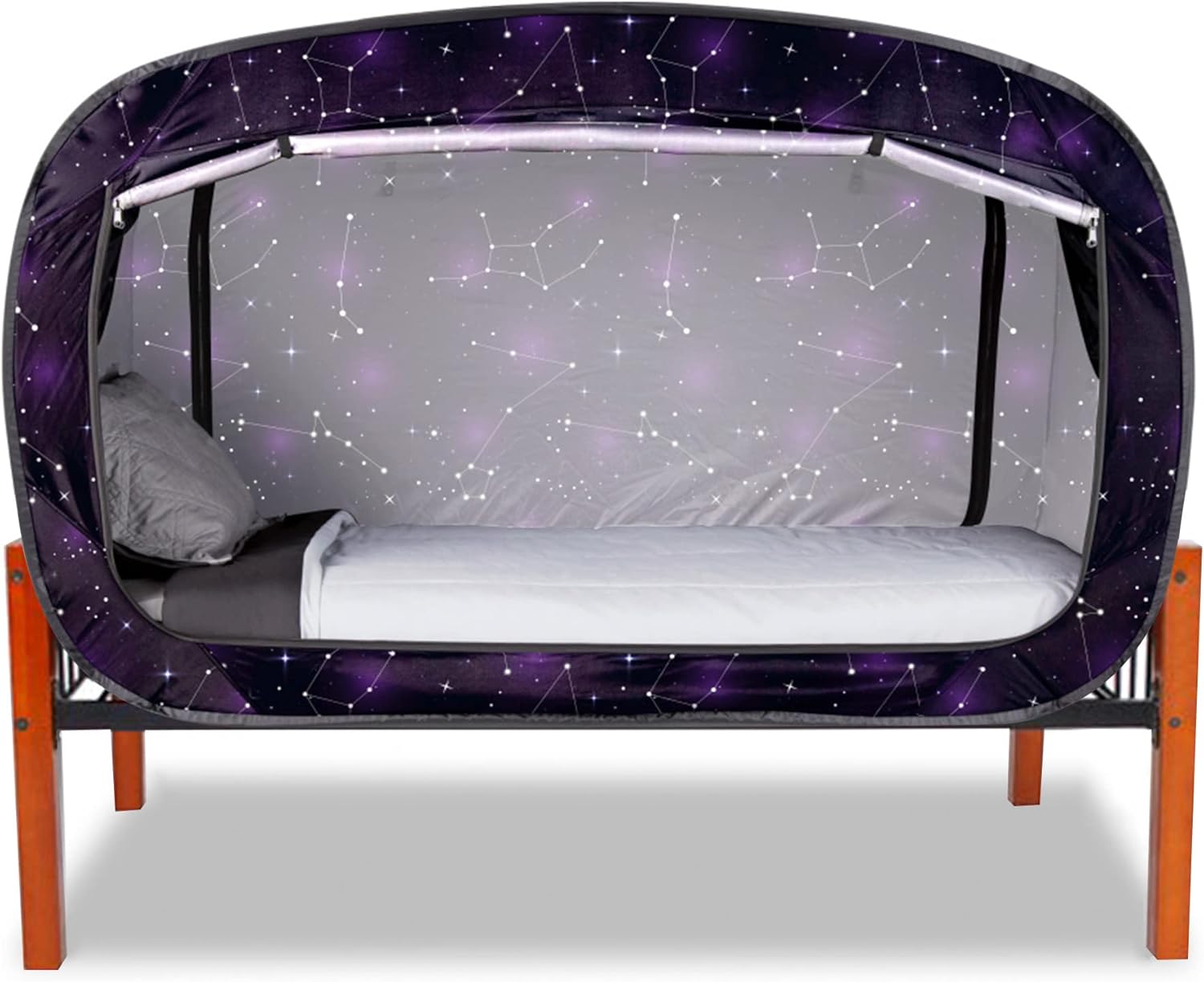 Mattress Tent Mattress Cover Tents Moveable Dream Tent for Youngsters and Grownup Indoor Sleeping Tents with 2 Doorways Breathable Personal House Tents