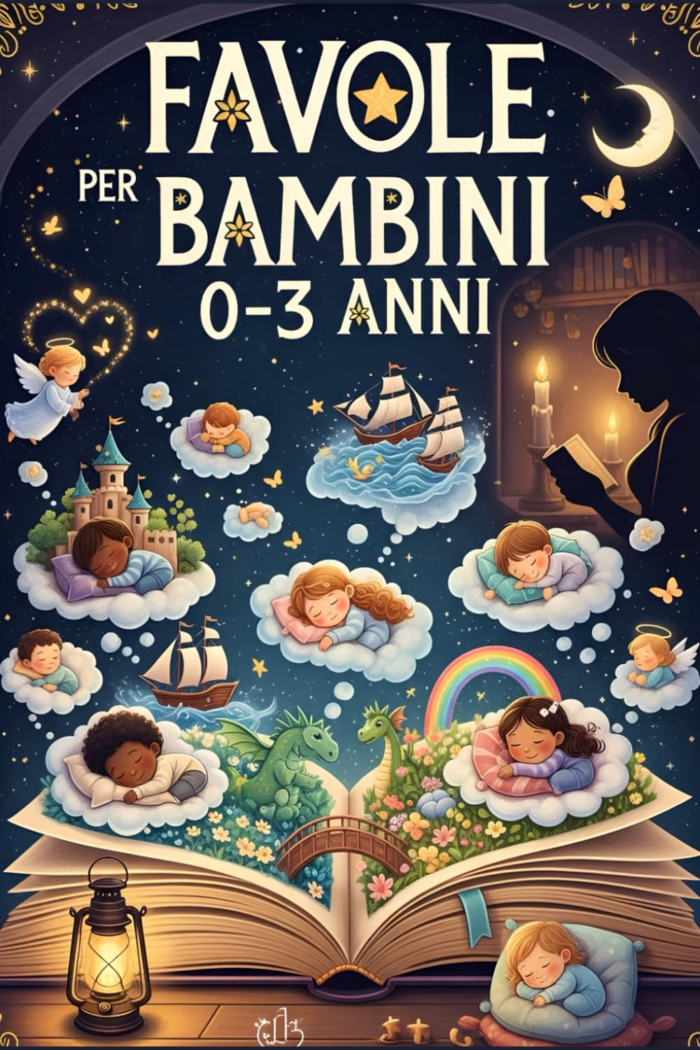 Favole per Bambini 0-3 Anni con Immagini Illustrate: Storie della Buonanotte Originali per Neonati e Prima Infanzia, Racconti Brevi Educativi per ... buona notte, libri di fiabe per bambini)