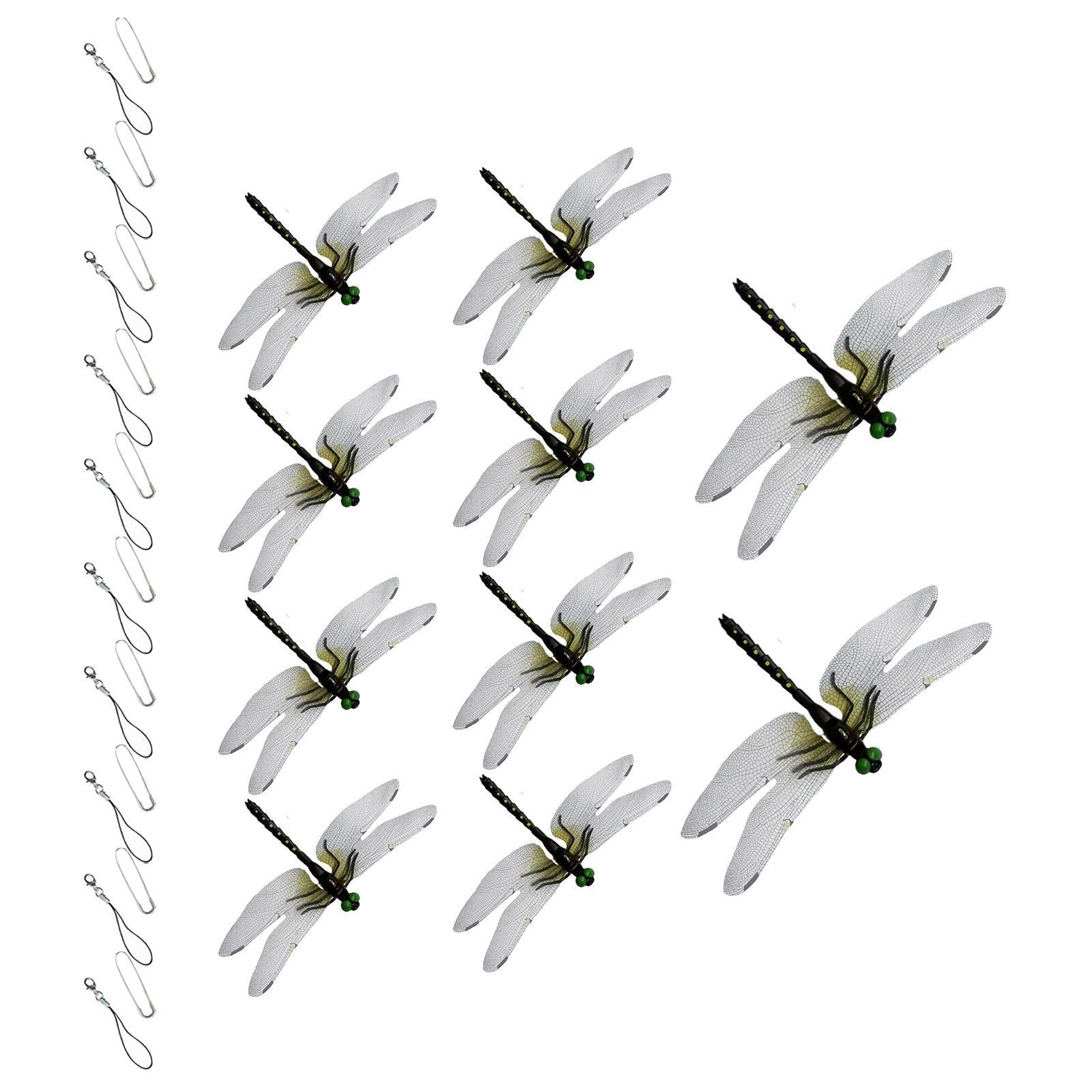 Pinces libellules 3D durables pour aménagement extérieur