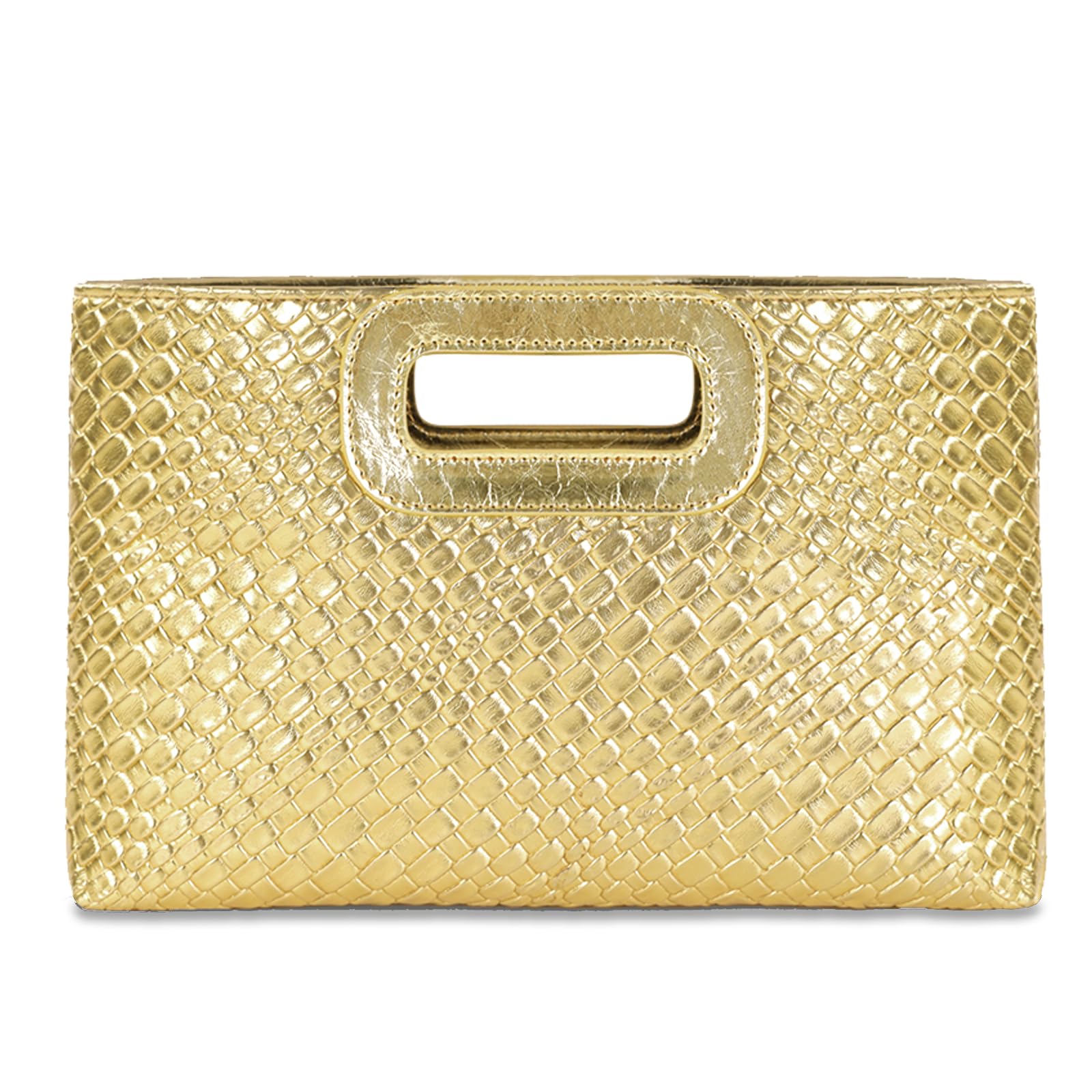 OPLERT Clutch Geldbörse für Frauen Kunstleder Abendtaschen mit Kette, für Prom Cocktail Hochzeit