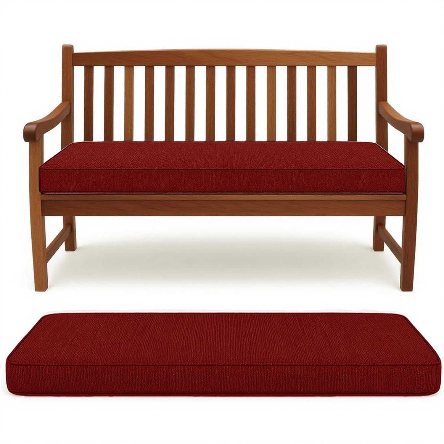 Cuscino per panca da esterni e interni, spesso, per patio, giardino, pallet, sala da pranzo, altalena, 150 x 30 x 5 cm (120 x 40, 100 x 50, 180 x 40, 100 x 30, 110 x 30)