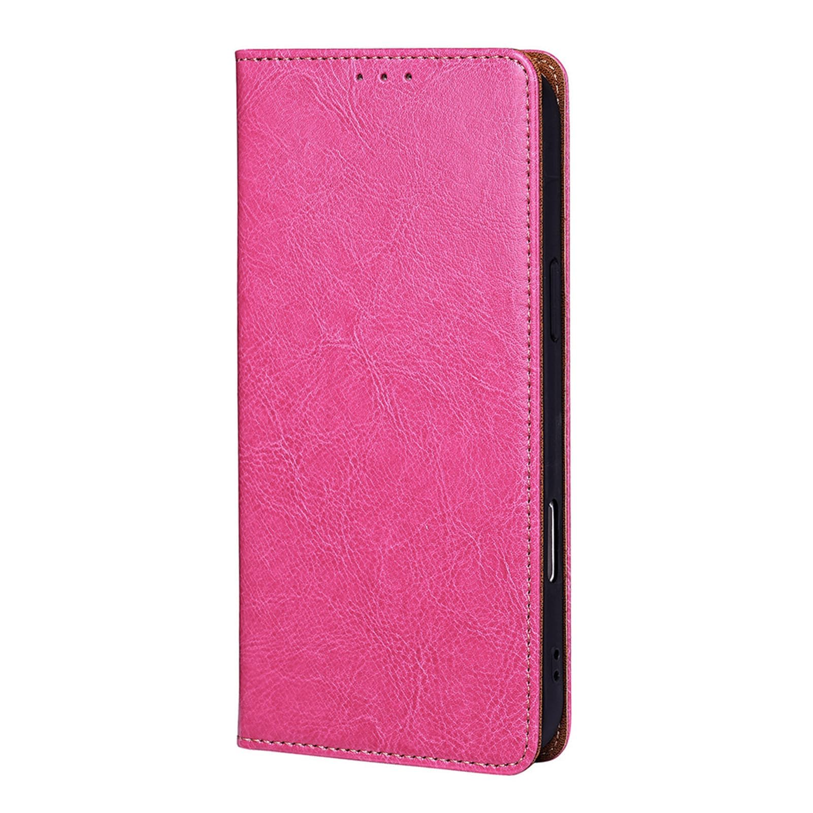 Custodia A Libro Per Huawei Pura 90 Pro/90 Pro Max, Custodia Multifunzione in Ecopelle Liscia Con Funzione Stand E Scomparto Per Carte, Cover Interna in Morbido TPU,90pro max,Pink