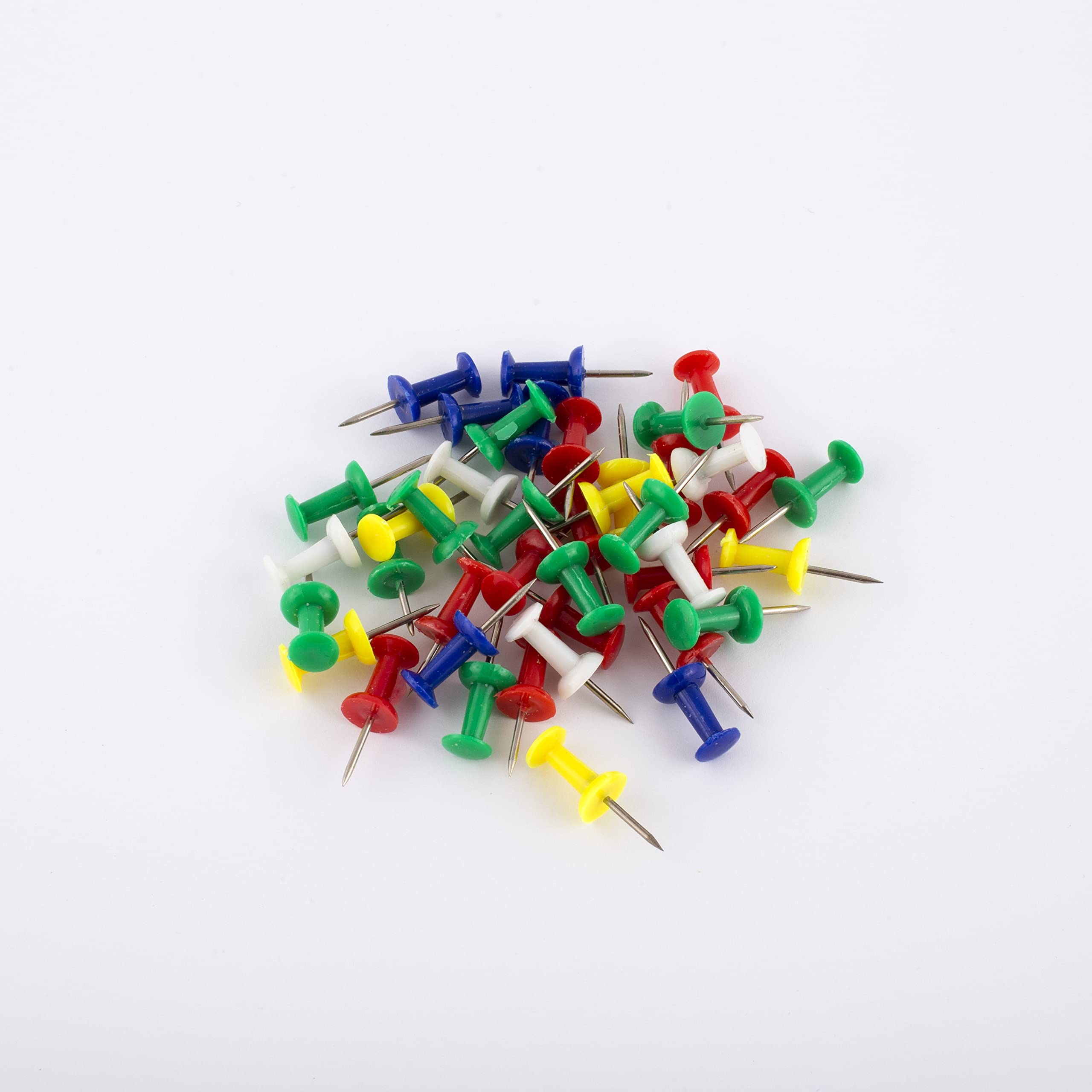 D.RECT Pin Board Tacks for Cork Boards Packaging 100 Pieces Dispenser 10 Packs, Mix Colour - Image 4