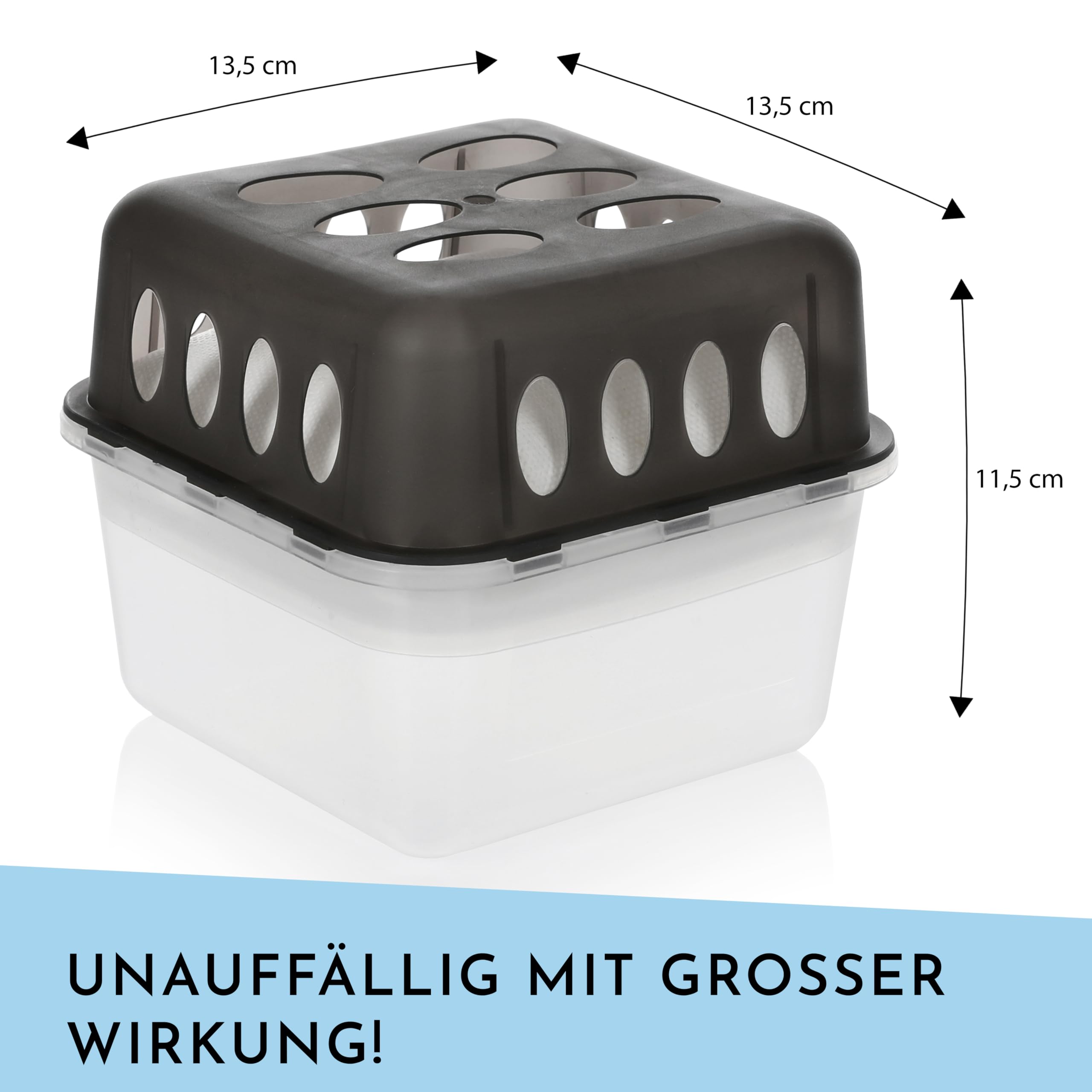 Vaily Osuszacz powietrza, zestaw 4 sztuk, 8 x 400 g, worek uzupełniający – osuszacz powietrza z granulatem do łazienki, piwnicy, mieszkania i wielu innych, do 40 m²