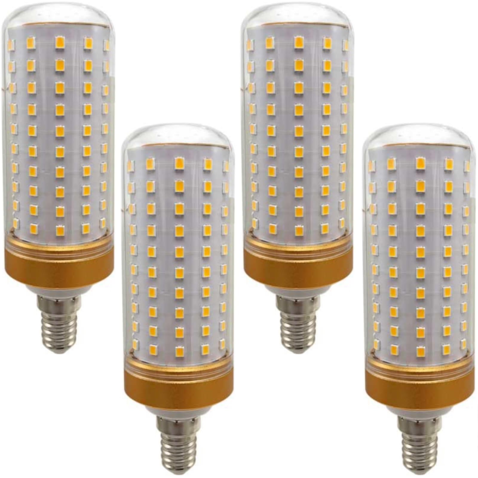 E14 LED Lampadina 30W, 4pcs LED lampadine, 3000LM, 30W equivalente a 250W alogeno, AC100V-240V, 360 ° Angolo di Fascio per l'illuminazione Domestica(Warm White 3000k)