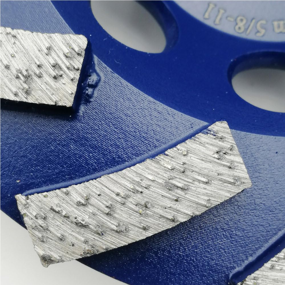 Muela de copa turbo segmentada con diamante para hormigón y piedra dura, conexión 5-11, 115 mm, 4,5 in, 1 pieza,115 mm, 4,5 in, 1 pieza,1