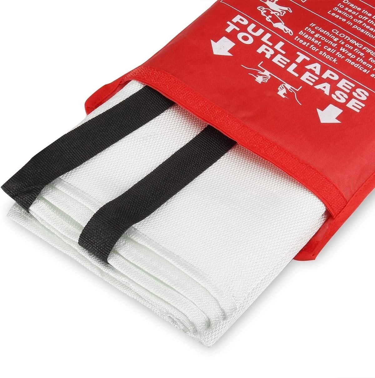 Coperta Antincendio Prepared Hero 101x101 Cm - In Fibra Di Vetro, Per Cucina E Emergenze - Foto 5