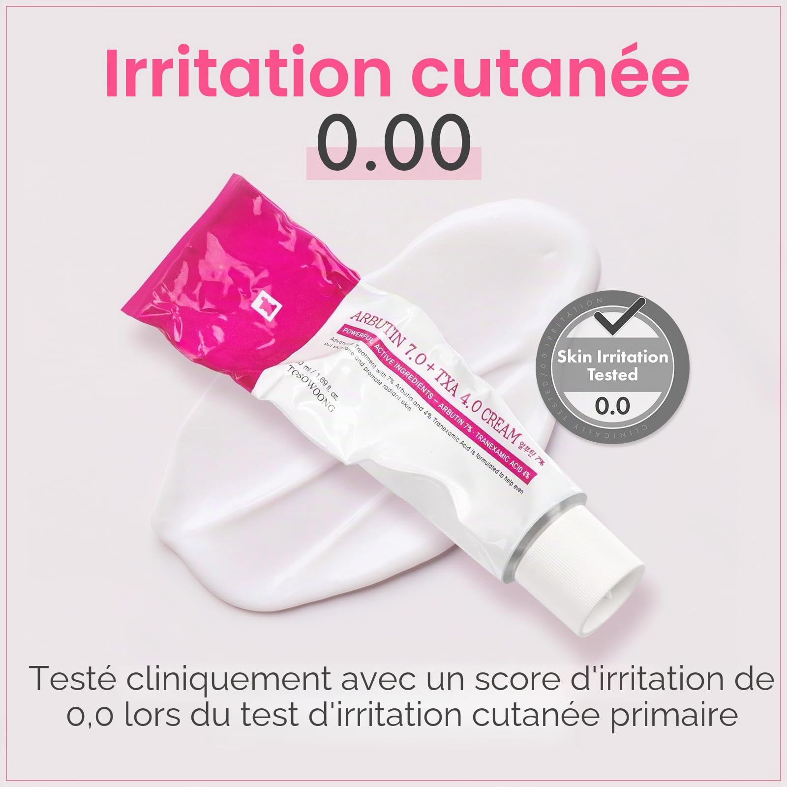 Duo Affinant le Teint K-Beauty TOSOWOONG : Crème Arbutine 7 Acide Tranexamique 4 et Sérum Pink Peptide 12 PDRN | Pour Teint & Texture Inégaux | Set Hydratant et Raffermissant